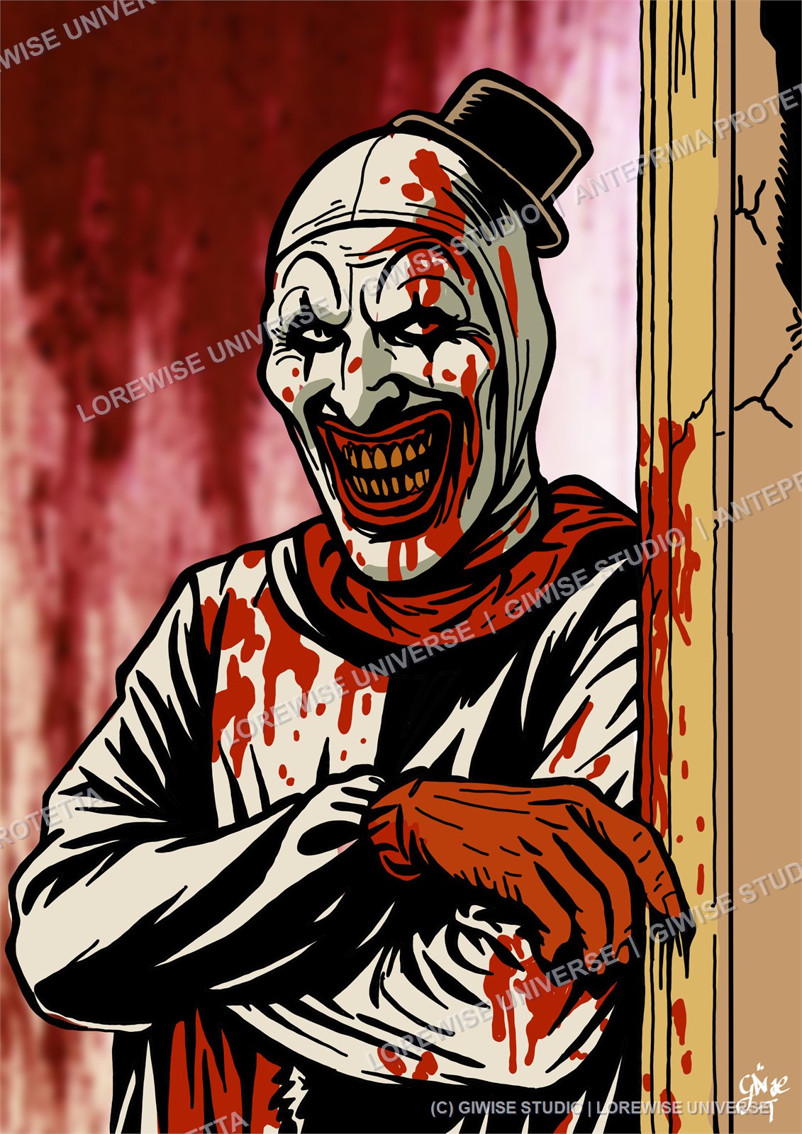 Anteprima protetta dell’opera LW-ART-001, Art the Clown