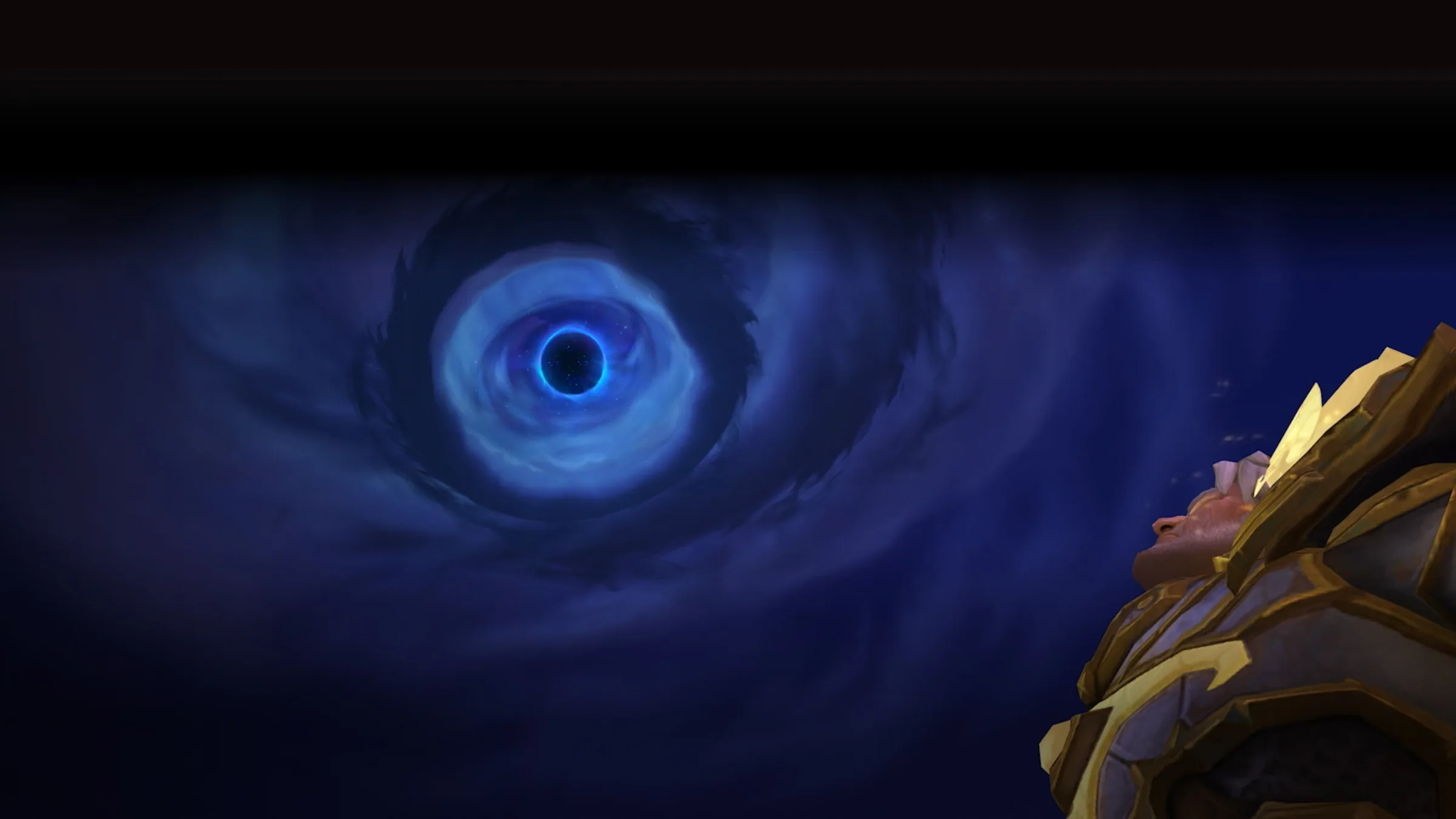 Panorama ufficiale di World of Warcraft Midnight avvolto dalla luce e dal Vuoto