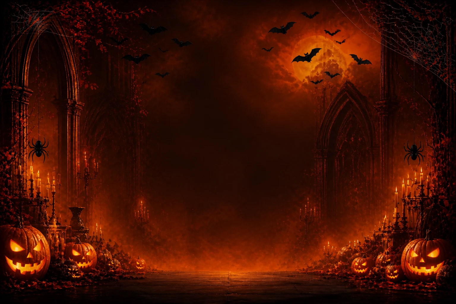 Atmosfera delle collezioni horror di Halloween in Arte in Vetrina