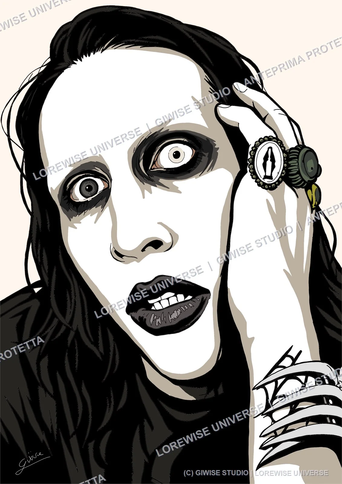 Anteprima protetta di Marilyn Manson · Ritratto II