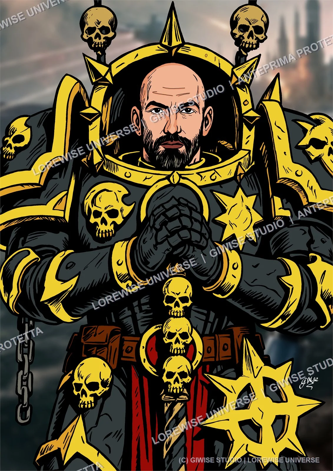 Anteprima protetta di Warhammer 40,000 · Campione del Caos