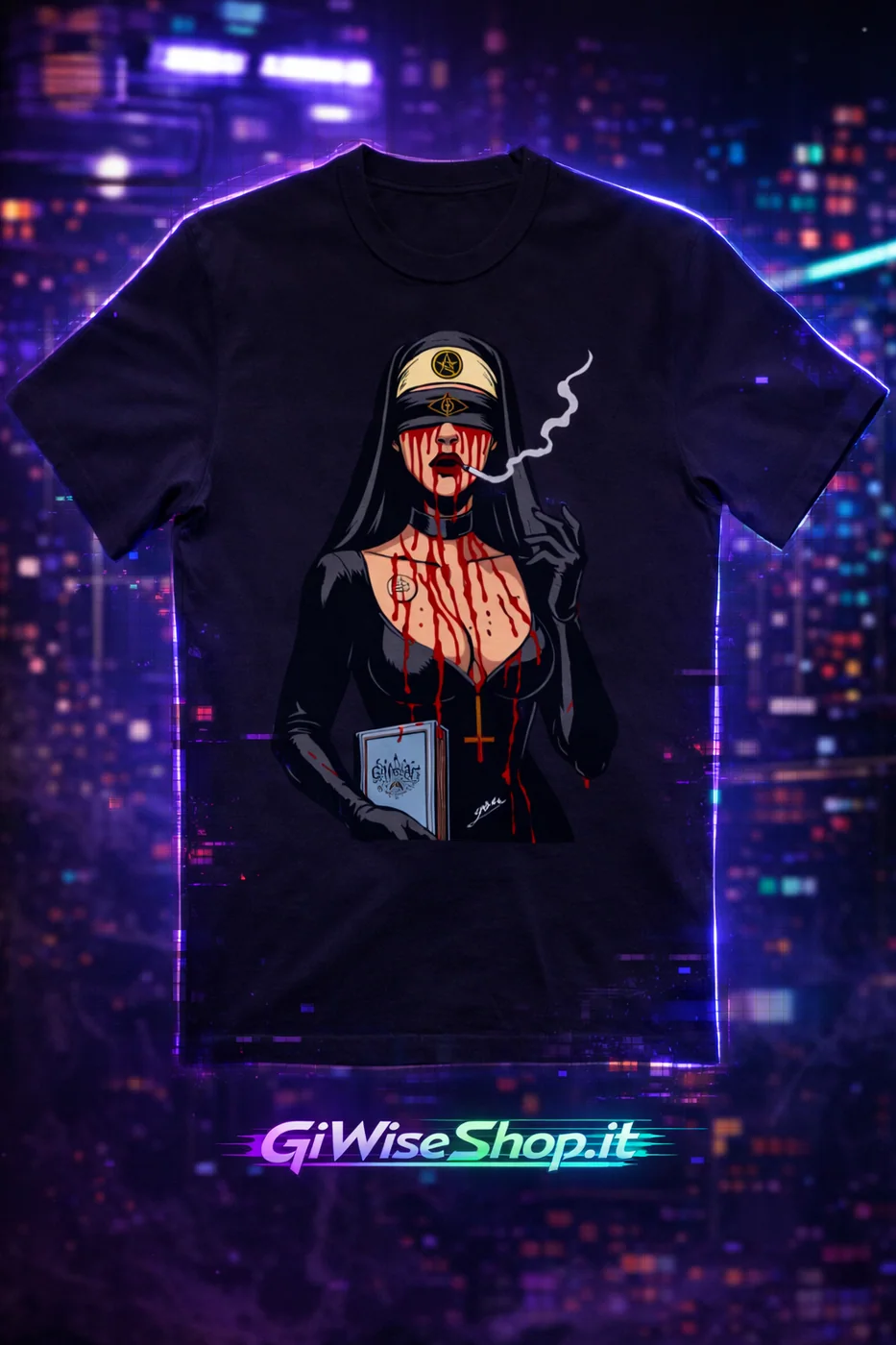 T-shirt & Felpa Gothic Nun - Dark Art