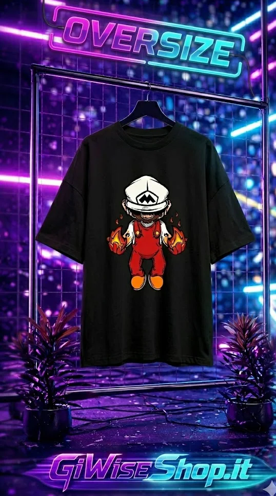T-Shirt Oversize Retro Gaming