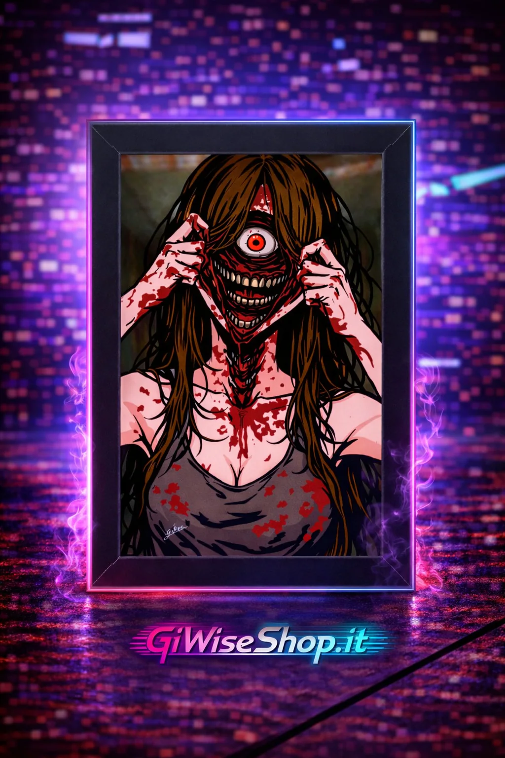 Quadro The Gaze of Madness - GiWise Horror Art